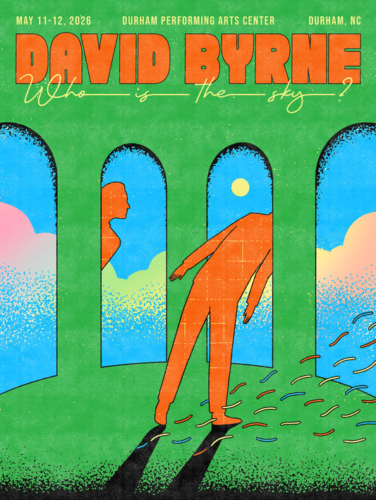 David Byrne Durham Poster (Foil)