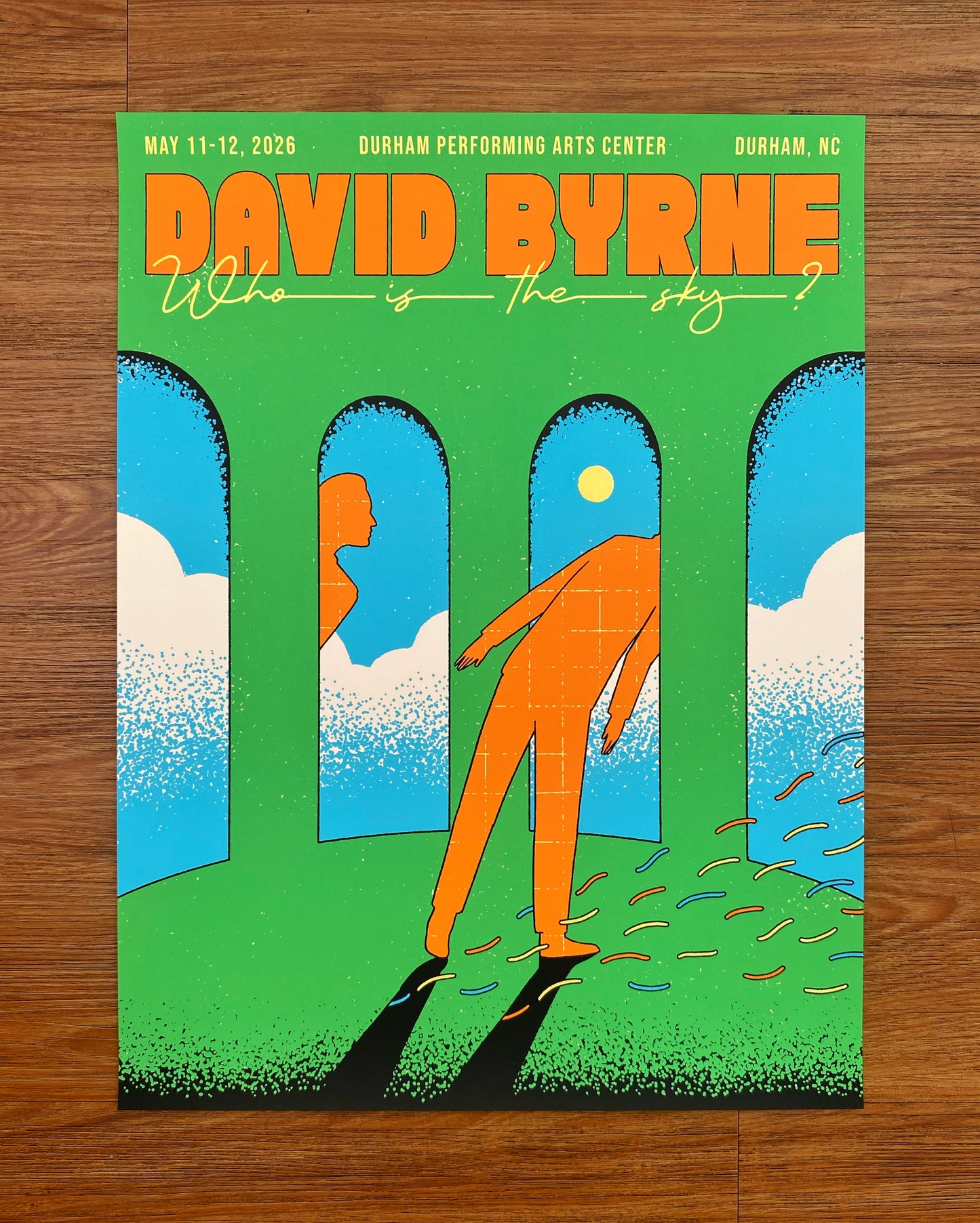 David Byrne Durham Poster