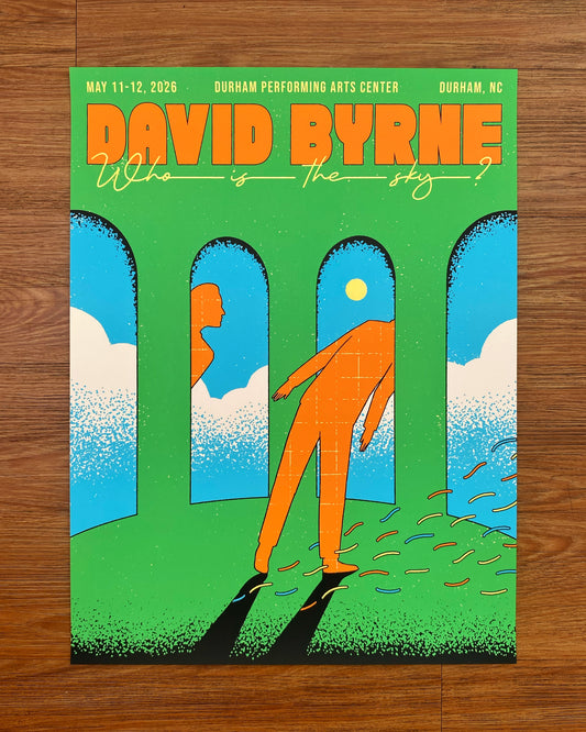 David Byrne Durham Poster