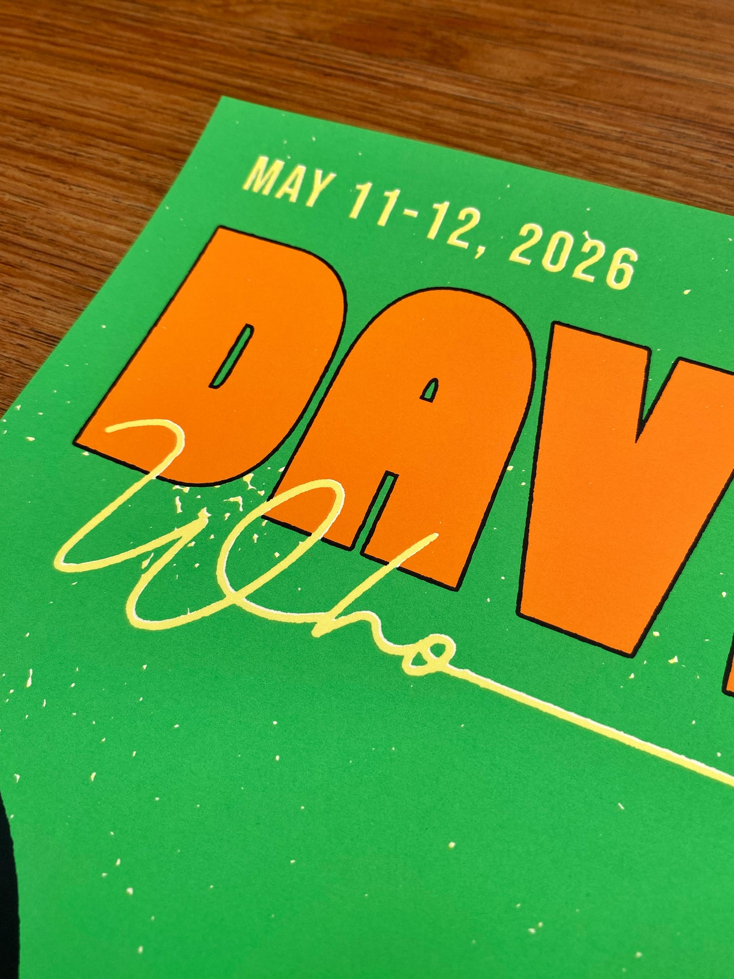 David Byrne Durham Poster